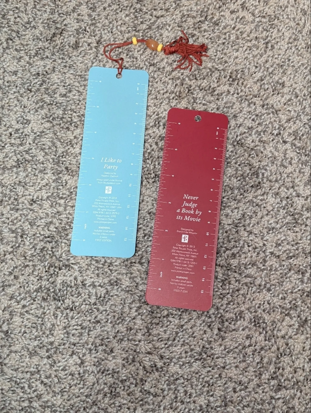 Blue Sloth & Movie-Themed Bookmark Set